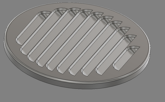 Circle Vent with louvers