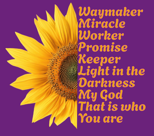 Waymaker - Iron on heat transfer